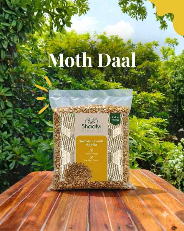 Organic Split Moth Lentils - Moth Daal