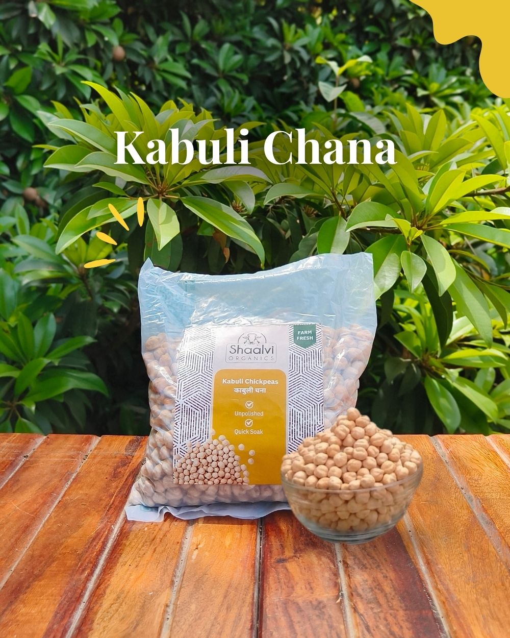 Organic Kabuli Chickpeas - Kabuli Chana 