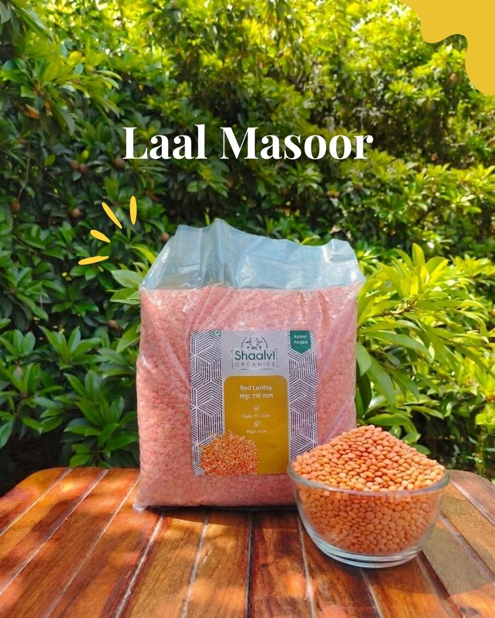 Organic Red Lentils - Laal Masoor Daal 