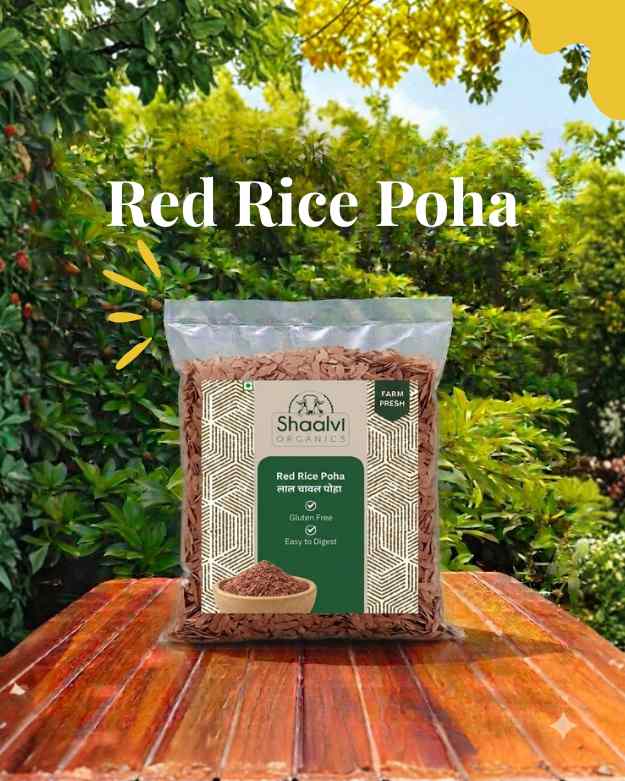 Organic Red Rice Poha - Laal Chawal Poha