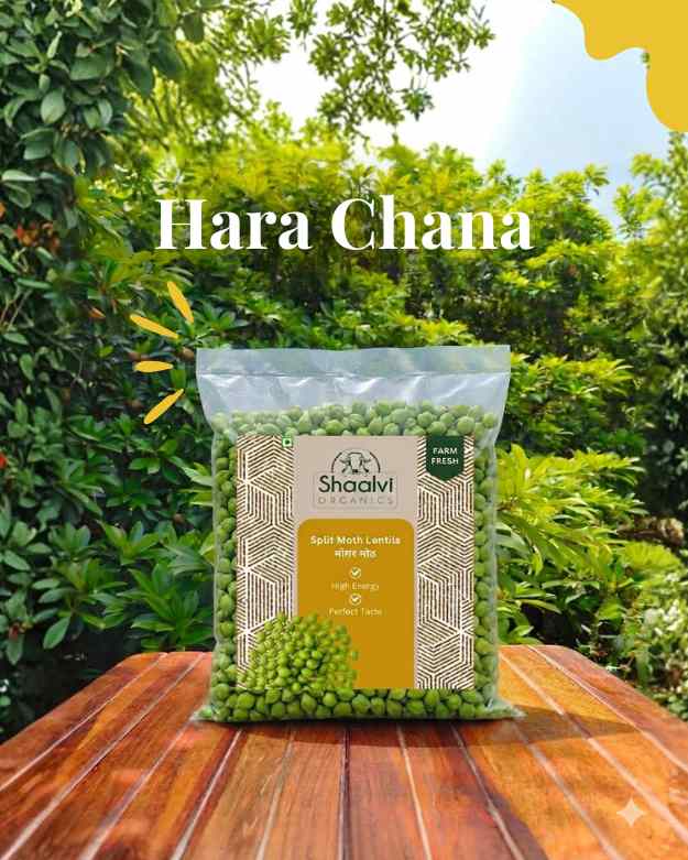 Organic Green Chickpeas - Hara Chana