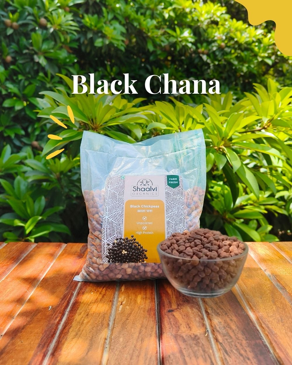Organic Black Chickpeas - Kala Chana