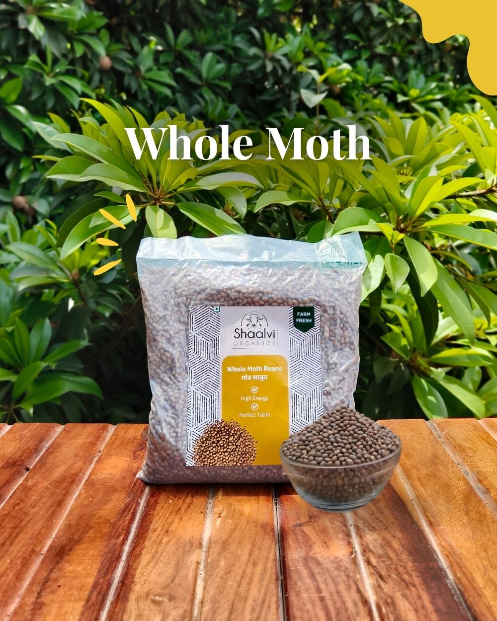Organic Whole Moth Beans - Sabut Moth Daal
